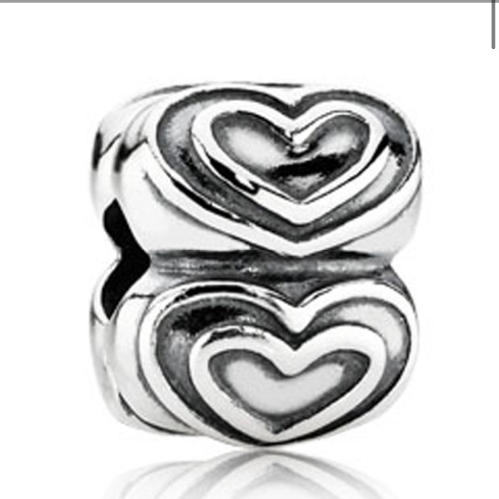 Pandora Silver You're My Heart Clip Charm